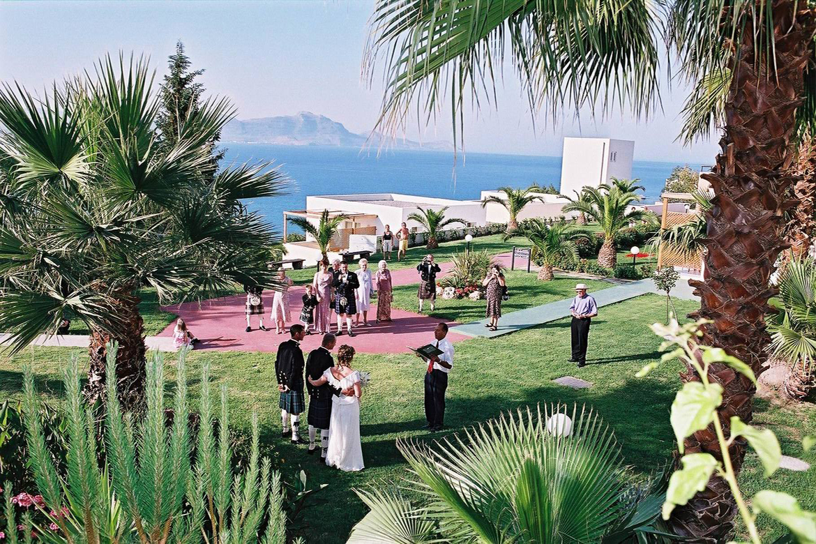 Book your wedding day in Lindos Mare Resort Rhodes